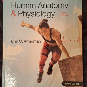 Human Anatomy & Physiology Textbook, 3rd edition, by Erin Amerman